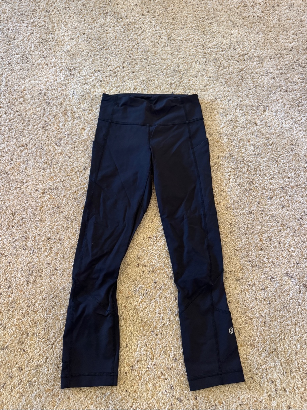 Lululemon Black High-Rise Leggings-size 2